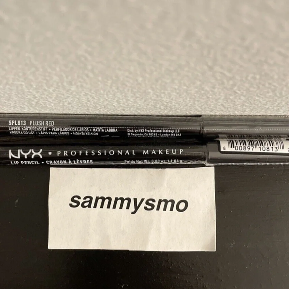 $2 NYX Professional Makeup Lip Pencil, Spl813- Plush Red, x2